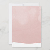 Minimalistisch Ink Wash Baby shower per Mail Kaart (Achterkant)