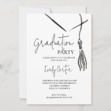 minimalistisch inktkalligrafie-Afstuderen