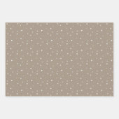 Minimalistisch inpakpapier in gedempte aardtonen (Voorkant 3)