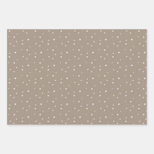 Minimalistisch inpakpapier in gedempte aardtonen (Voorkant 3)