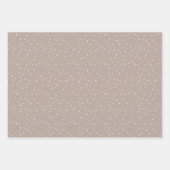 Minimalistisch inpakpapier in gedempte aardtonen (Voorkant)