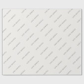 Minimalistisch inpakpapier 'Live Gently' (Vlak)