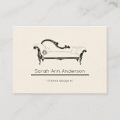 Minimalistisch interieur voor thuis visitekaartje (Voorkant)