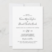 Minimalistisch internet voor ontvangst kaart (Voorkant)