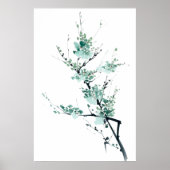 Minimalistisch japans poster van de tuin (Voorkant)