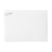 Minimalistisch kaarsenetiket voor het afdichtings (Voorkant)