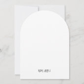 Minimalistisch Kaart (Achterkant)