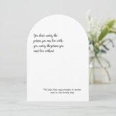 Minimalistisch Kaart (Staand voorkant)