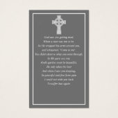 Minimalistisch Kaart van de Schrift van de Foto Ce (Achterkant)