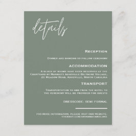 Minimalistisch Kaart voor groene leefruimte op afs