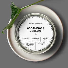  minimalistisch kaartenlabel ronde sticker