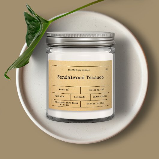 minimalistisch kaartenlabel voedselcontainer etiket