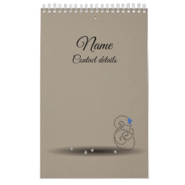 Minimalistisch kalender voor kustpoëzie 2023