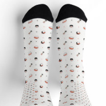 Minimalistisch Kawaii Sushi Patroon Mooie Japanse 