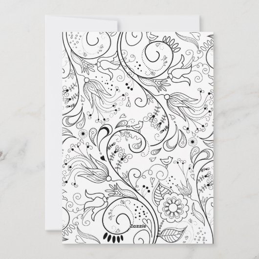 Minimalistisch kerst Bauble Feestdagenkaart (Achterkant)