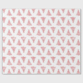 Minimalistisch kerstboominpakpapier cadeaupapier (Vlak)