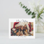 Minimalistisch kerstBriefkaart Feestdagenkaart (Staand voorkant)