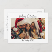 Minimalistisch kerstBriefkaart Feestdagenkaart (Voorkant / Achterkant)