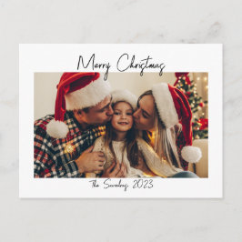 Minimalistisch kerstBriefkaart Feestdagenkaart