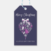 Minimalistisch kerstcadeau label cadeaulabel (Voorkant)