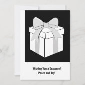 Minimalistisch kerstcadeau Zakelijke vakantie Kaar Feestdagenkaart (Voorkant)