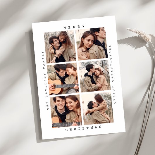 Minimalistisch Kerstfeest | Elegante eenvoudige ze Feestdagenkaart