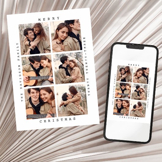 Minimalistisch Kerstfeest | Elegante eenvoudige ze Feestdagenkaart