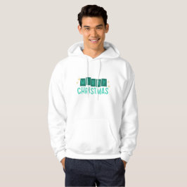 Minimalistisch kerstfeest hoodie