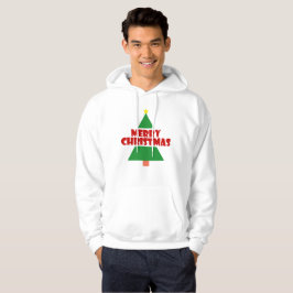 Minimalistisch kerstfeest hoodie