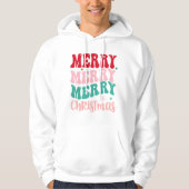 Minimalistisch kerstfeest hoodie (Voorkant)