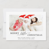 Minimalistisch kerstfeest met een fijne kerst feestdagenkaart (Voorkant)