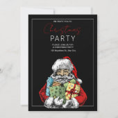 Minimalistisch Kerstfeest Uitnodigen, Kerstmis Kaart (Voorkant)