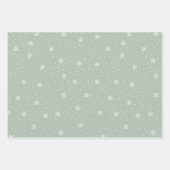 Minimalistisch kerstgroendennengeschenk inpakpapier vel (Voorkant 3)