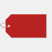 Minimalistisch kerstkalligrafietoestel Label Cadeaulabel (Achterkant Horizontaal)