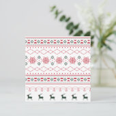 Minimalistisch Kerstontwerp Bedrijf Kerstmis Feestdagenkaart (Staand voorkant)