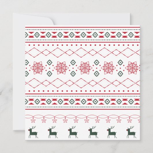 Minimalistisch Kerstontwerp Bedrijf Kerstmis Feestdagenkaart (Voorkant)