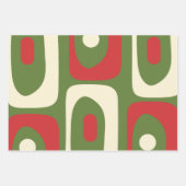 Minimalistisch kerstpakket uit de midden-eeuwse kl inpakpapier vel (Voorkant 3)