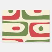 Minimalistisch kerstpakket uit de midden-eeuwse kl inpakpapier vel (Voorkant 2)