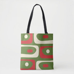Minimalistisch kerstpakket uit de midden-eeuwse kl tote bag