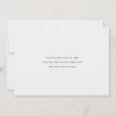 Minimalistisch kerstscript fotokaart feestdagenkaart (Achterkant)