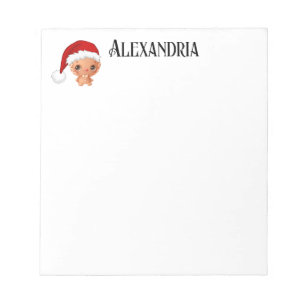 Minimalistisch kerstthema persoonlijk huis Kantoor Notitieblok