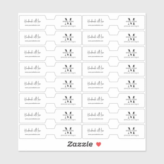 Minimalistisch Ketting Jewerly Foldover Barbell La Sticker (Vel)