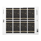 Minimalistisch keurmerk van de moderne honingbijen etiket (Full Sheet)