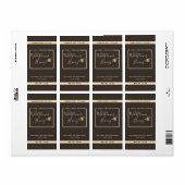 Minimalistisch keurmerk van de moderne honingbijen etiket (Full Sheet)