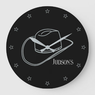 Minimalistisch klassiek Cowboy LG. Wandklok