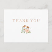 Minimalistisch klassiek, eenvoudig dank u briefkaa uitnodiging briefkaart (Voorkant)