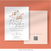 Minimalistisch klein pompoen Baby shower Kaart