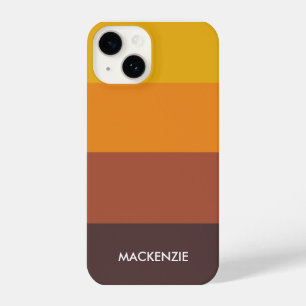 Minimalistisch kleurenpalet met strepen iPhone 14 hoesje