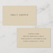 minimalistisch kleurtje visitekaartje (Voorkant / Achterkant)