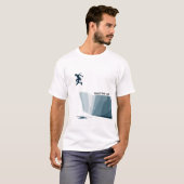 Minimalistisch klimmer T-shirt voor wandelaars Hoo (Voorkant volledig)